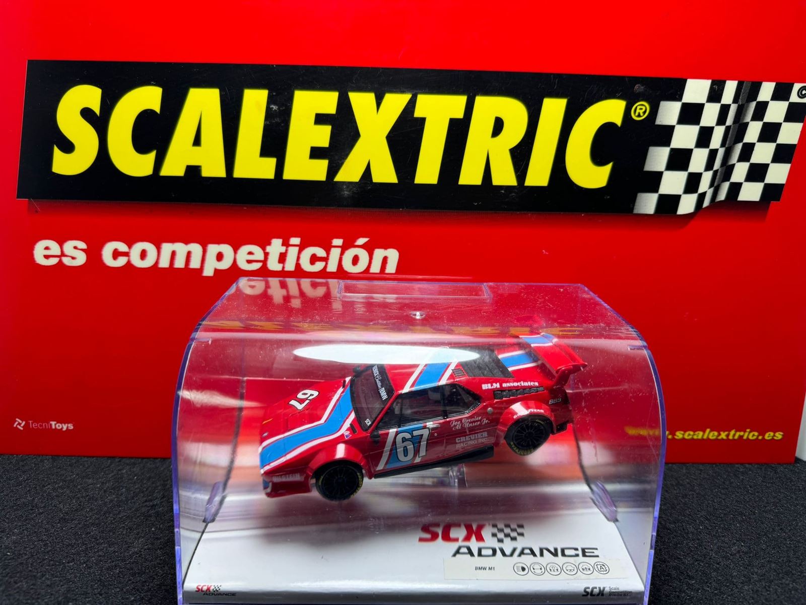 Coche Scalextric Advance BMW M1 - Crevier Racing - Imagen 1