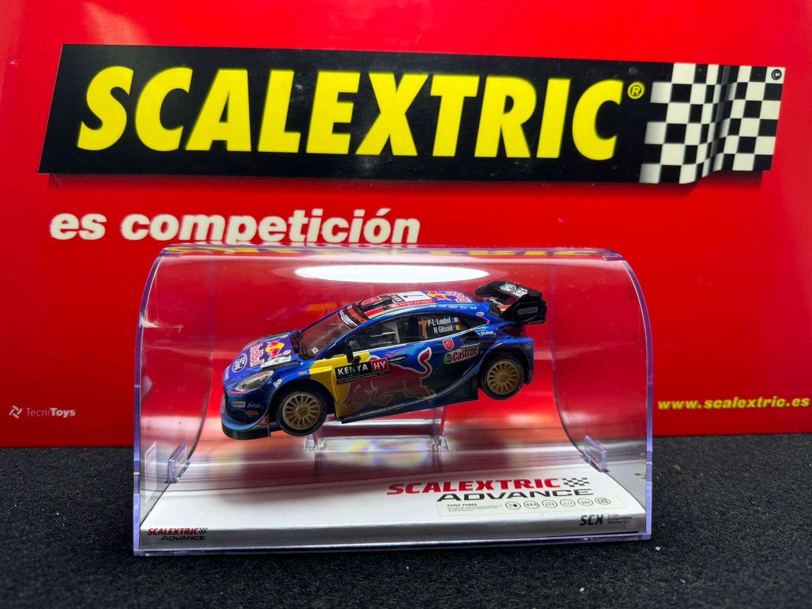 Coche Scalextric Advance Ford Puma WRC - Kenya Mud Effect - Imagen 1