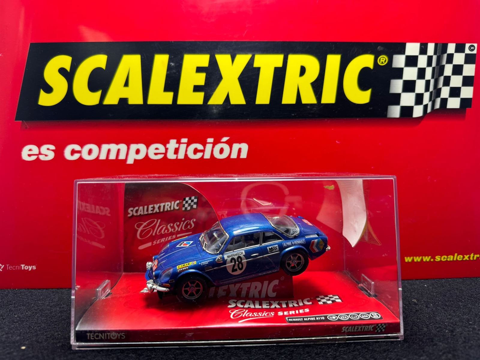 Coche Scalextric Clásico Renault Alpine A110 - Imagen 1