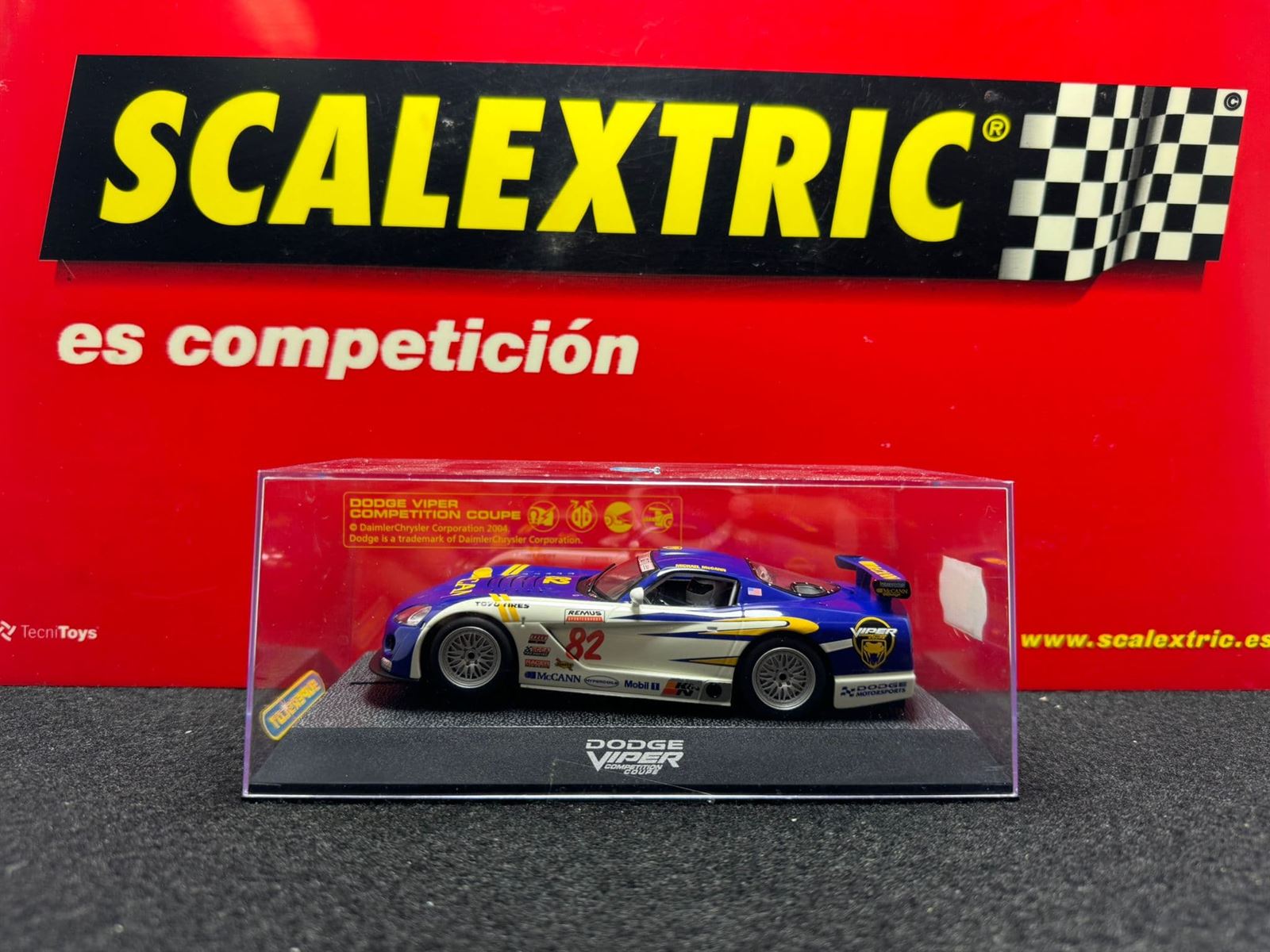 Coche Scalextric Dodge Viper Competition Coupe - Imagen 1