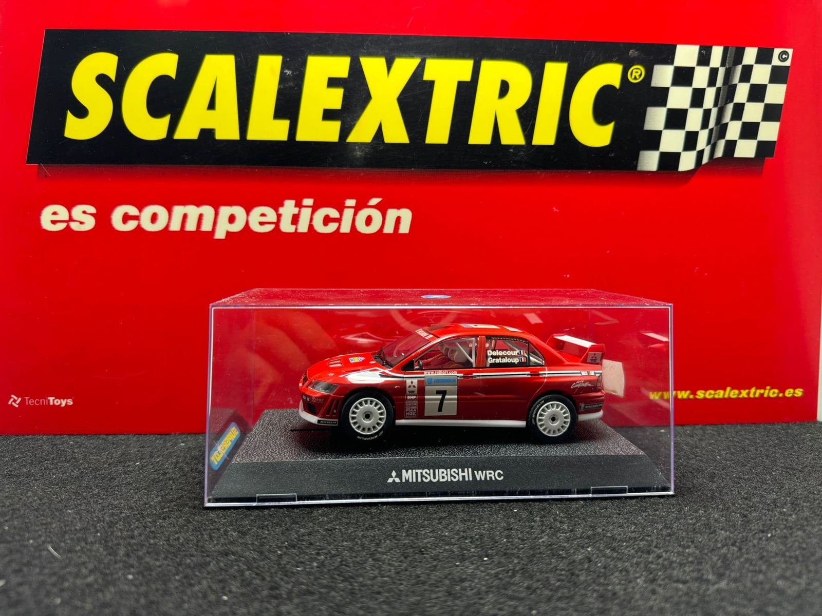 Coche Scalextric Mitsubishi WRC - Imagen 1