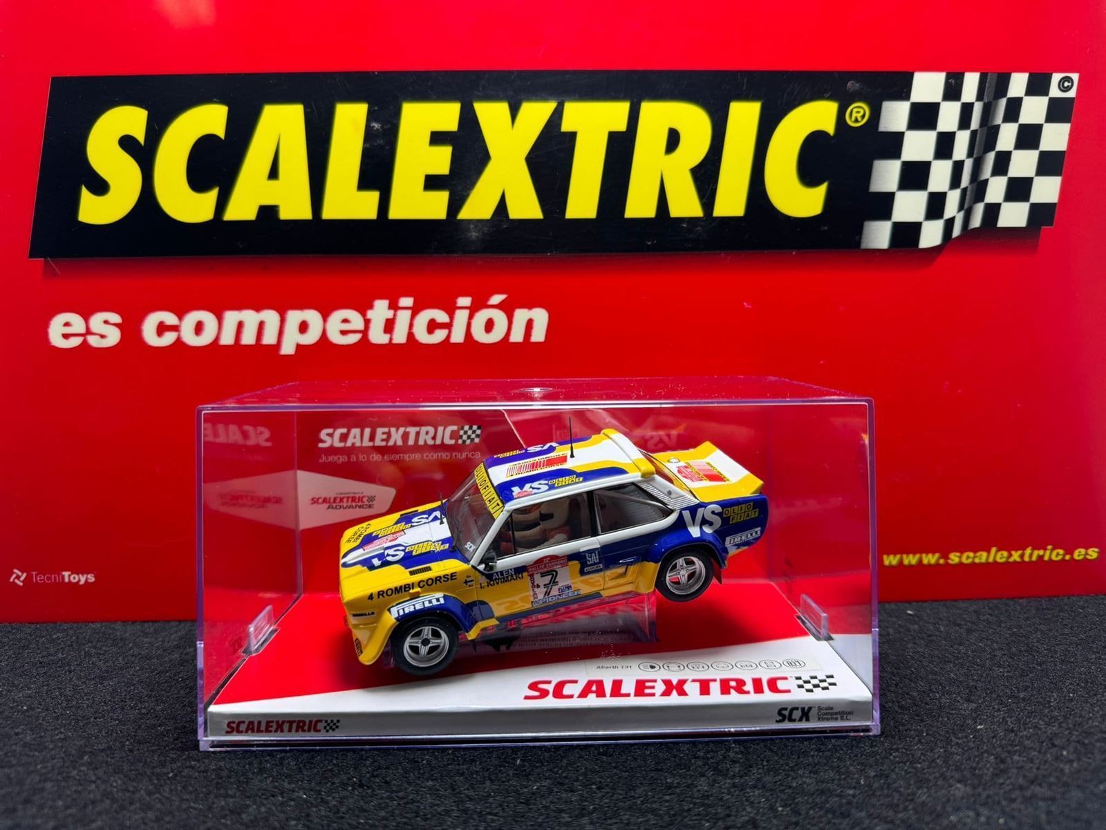 Coche Scalextric Original Abarth 131 - M. Alen - Imagen 1