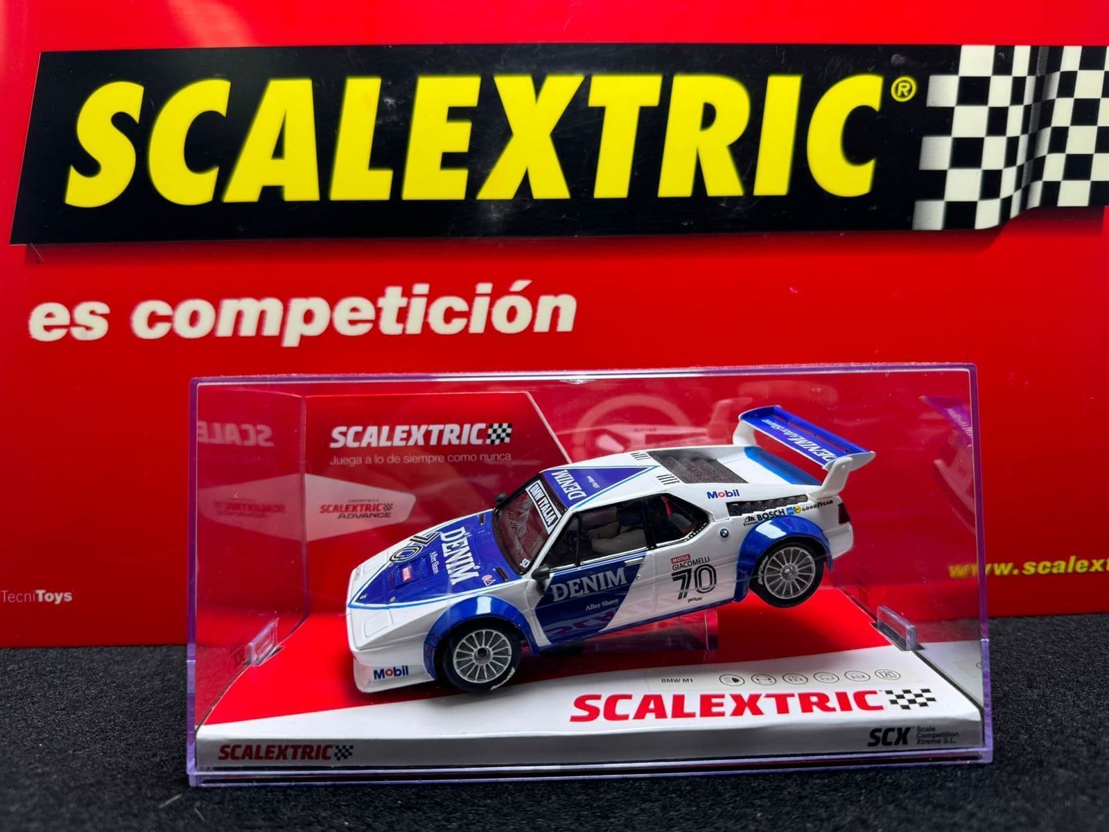 Coche Scalextric Original BMW M1 - Denim - Imagen 1