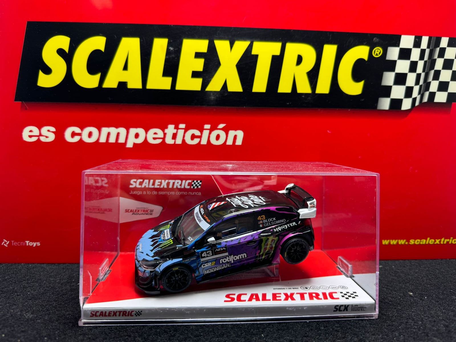 Coche Scalextric Original Hyundai i-20 WRC - Block - Imagen 1