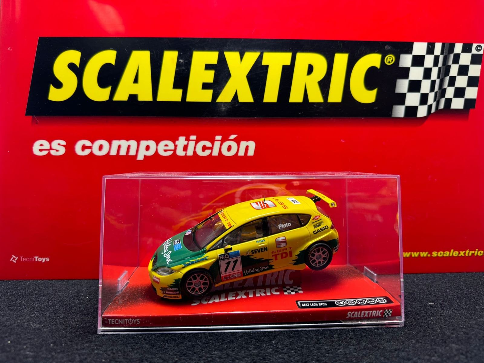 Coche Scalextric Seat León BTCC - Imagen 1